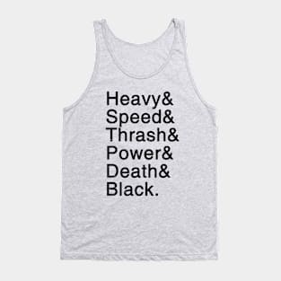 Metal Helvetica v2 Tank Top